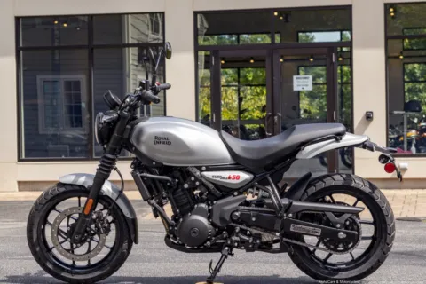 More photos of 2026 Royal Enfield Guerrilla 450 Smoke Silver at Spencer Showroom, MA