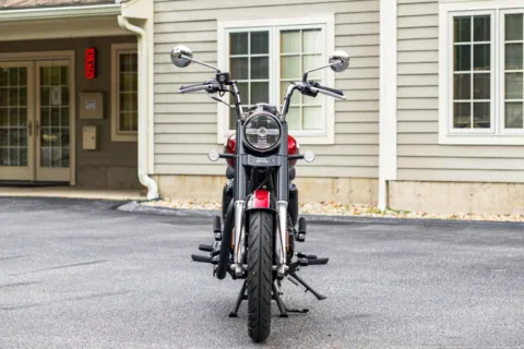 Another view of 2026 Royal Enfield Goan Classic 350 Rave Red for sale in Spencer, MA at Spencer Showroom