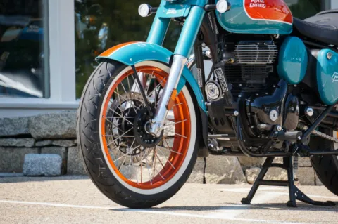 Another view of 2026 Royal Enfield Goan Classic 350 Trip Teal for sale in Spencer, MA at Spencer