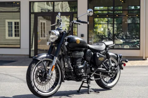Another view of 2026 Royal Enfield Goan Classic 350 Shack Black for sale in Spencer, MA at Spencer Showroom