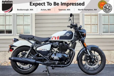 White 2024 Royal Enfield Shotgun 650 Stencil White for sale in Spencer, MA