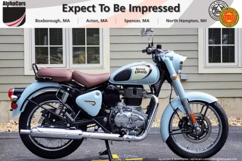 Photos of 2024 Royal Enfield Classic 350 Halcyon Grey for sale in Spencer, MA at Spencer Showroom