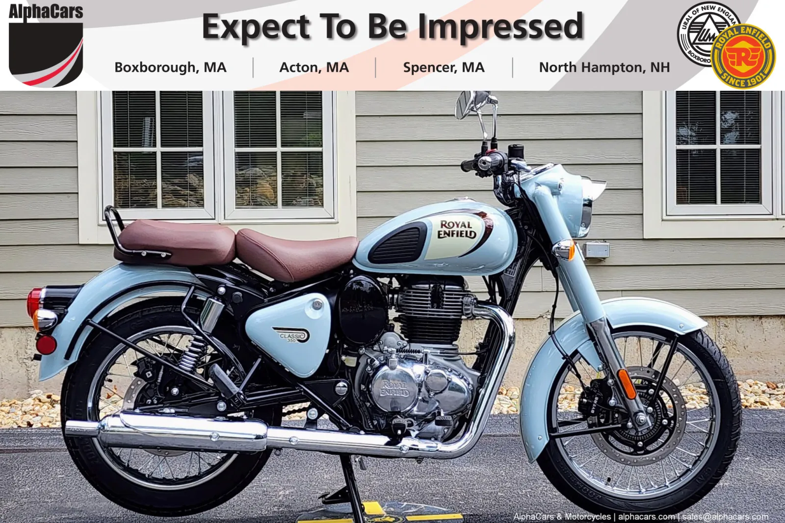 Gray 2024 Royal Enfield Classic 350 Halcyon Grey for sale in Spencer, MA