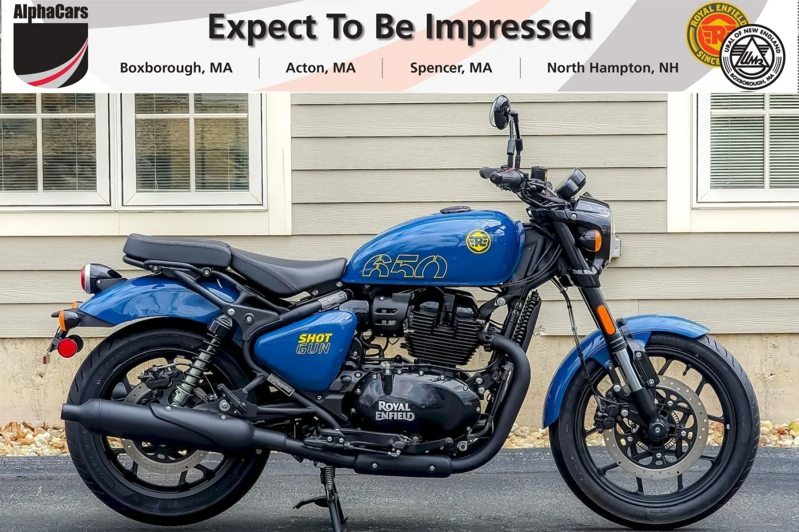 Blue 2024 Royal Enfield Shotgun 650 Plasma Blue for sale in Spencer, MA