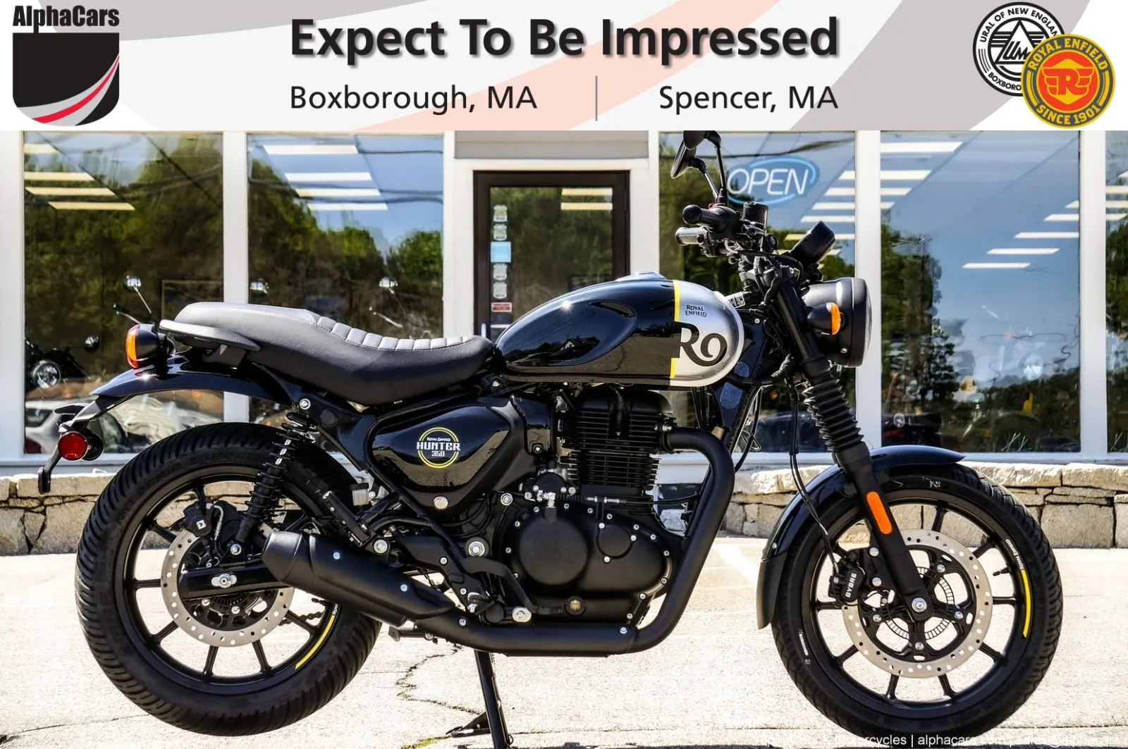 Black 2024 Royal Enfield Hunter 350 Rebel Black for sale in Spencer, MA