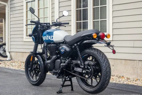 More photos of 2024 Royal Enfield Hunter 350 Rebel Blue Cafe at Spencer, MA