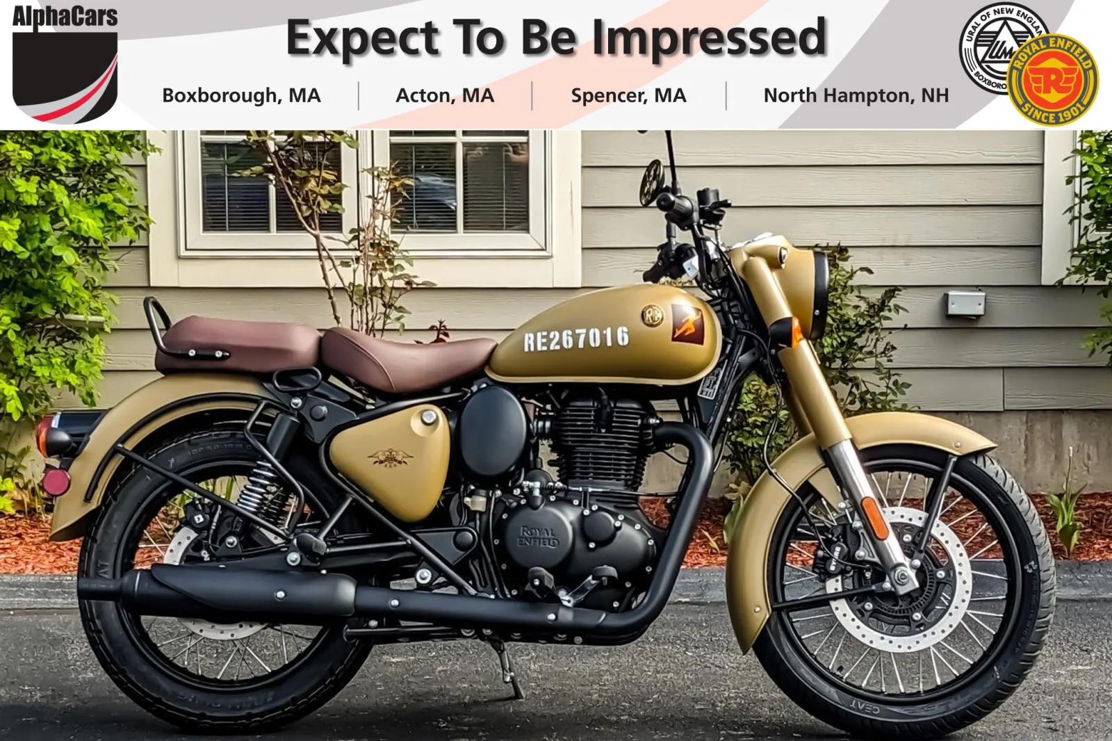 Unknown 2024 Royal Enfield Classic 350 Signals Desert Sand for sale in Spencer, MA