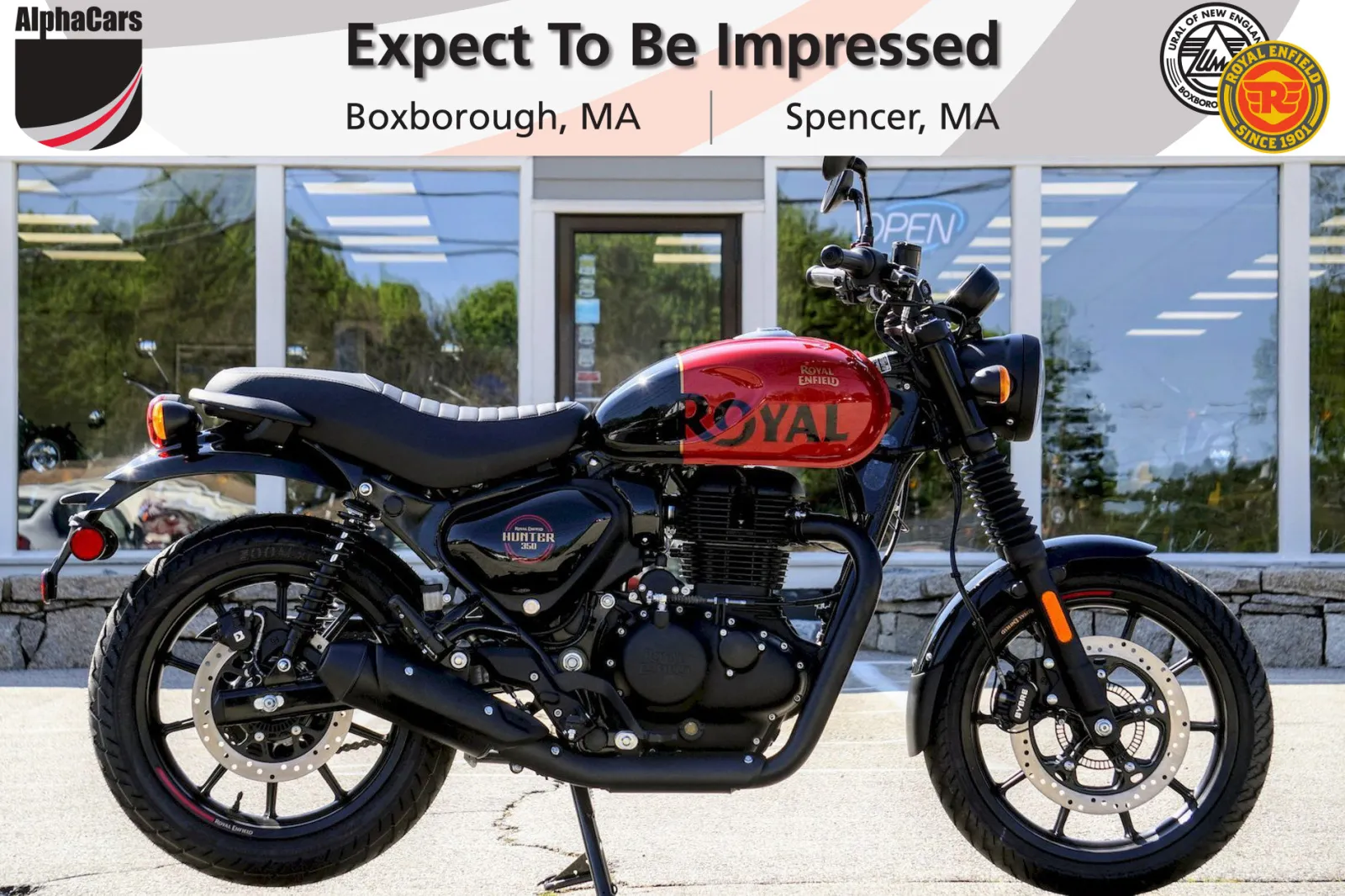 Red 2024 Royal Enfield Hunter 350 Rebel Red for sale in Spencer, MA
