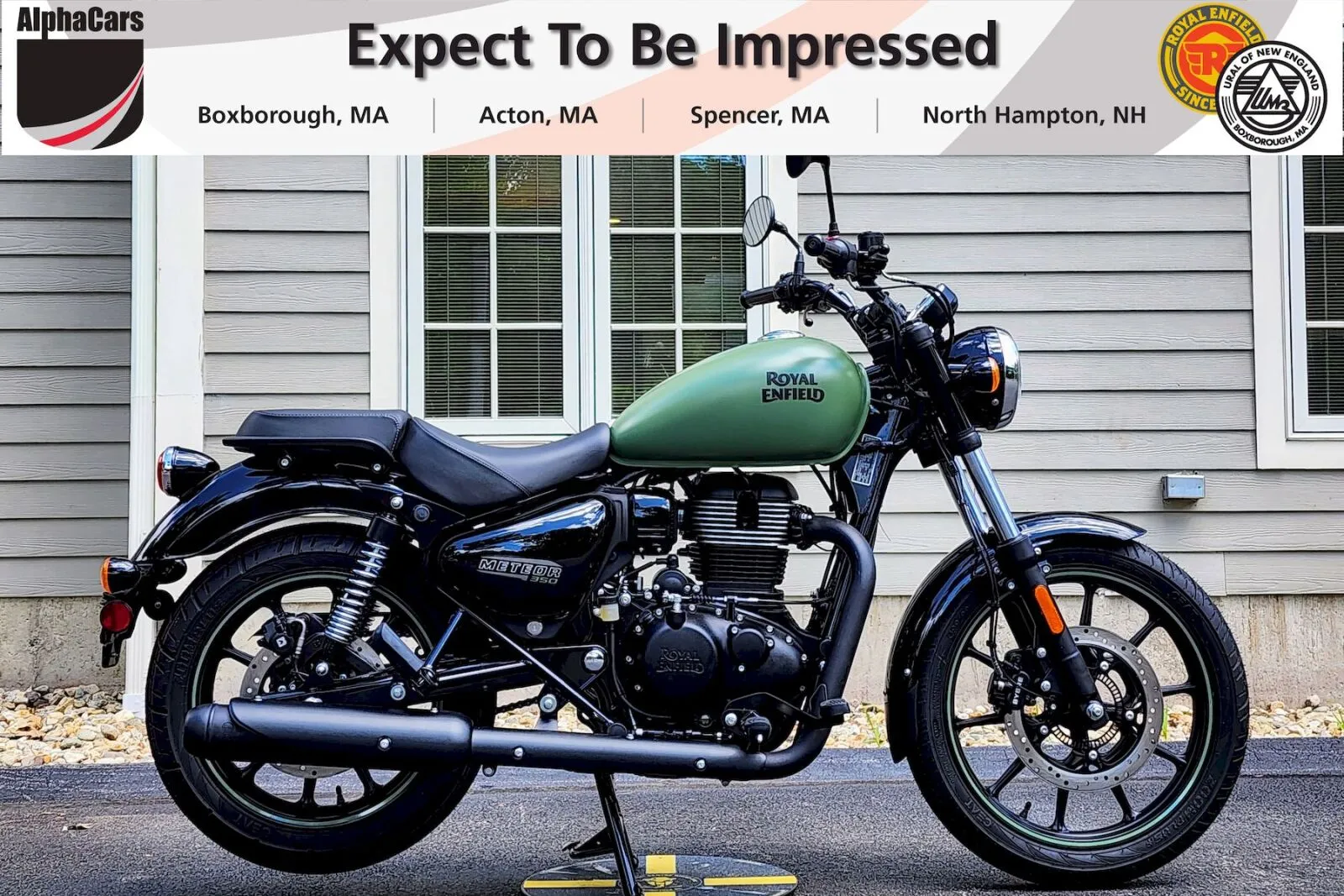 Green 2023 Royal Enfield Meteor 350 Fireball Matte Green for sale in Spencer, MA