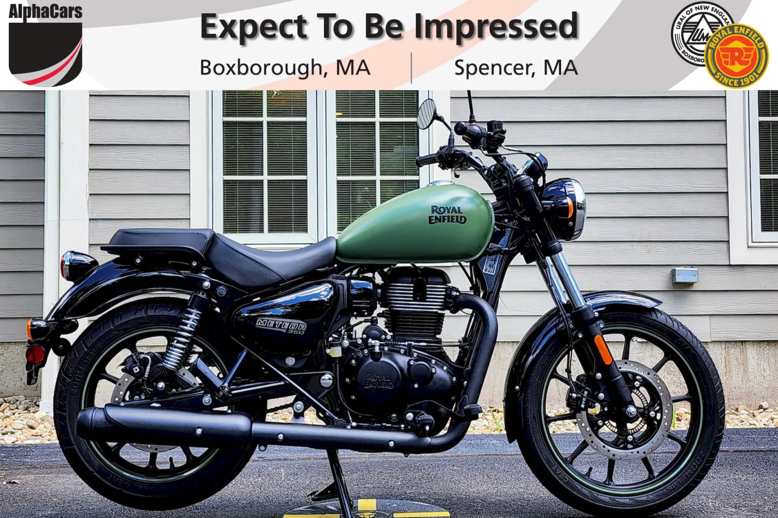 Green 2023 Royal Enfield Meteor 350 Fireball Matte Green for sale in Spencer, MA
