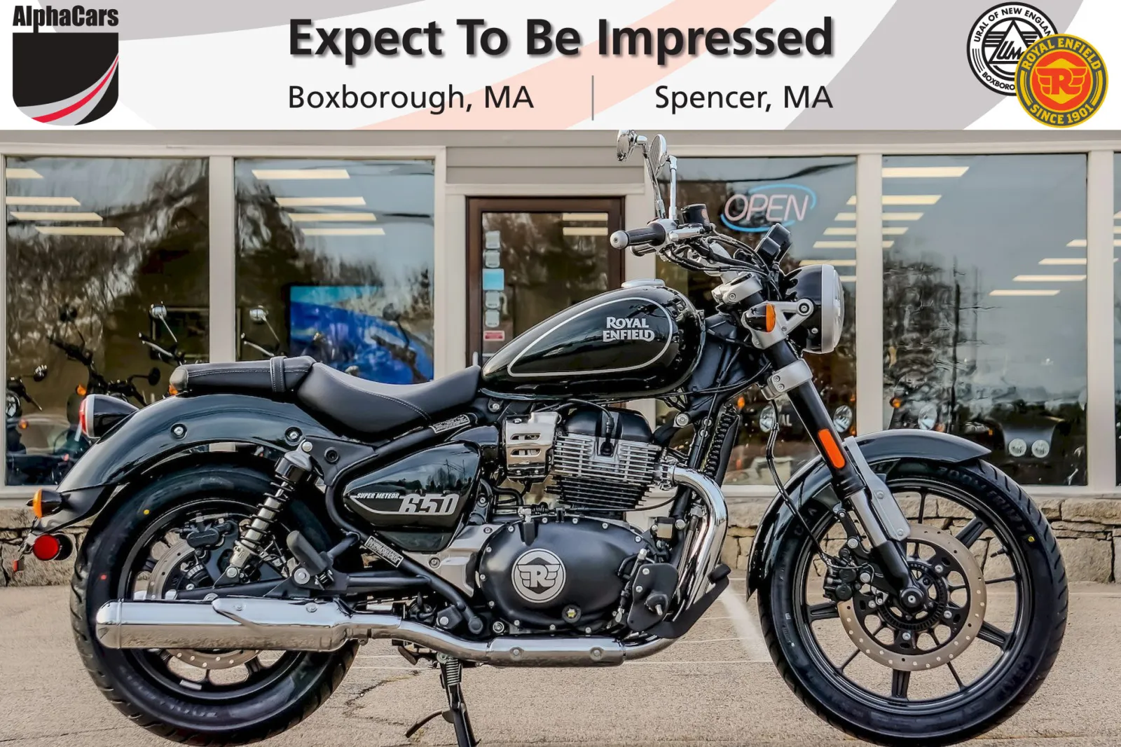 Green 2024 Royal Enfield Super Meteor 650 Astral Green for sale in Spencer, MA