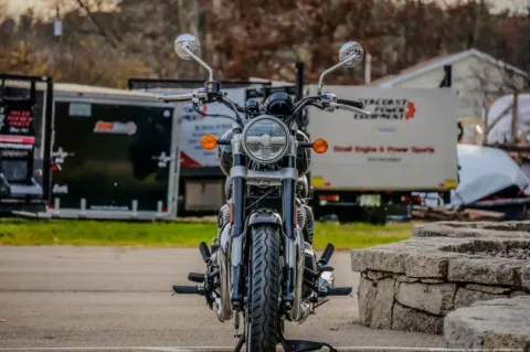 Photos of 2024 Royal Enfield Super Meteor 650 Astral Green for sale in Spencer, MA at Spencer