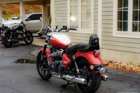 More photos of 2024 Royal Enfield Super Meteor 650 Celestial Red at Spencer, MA