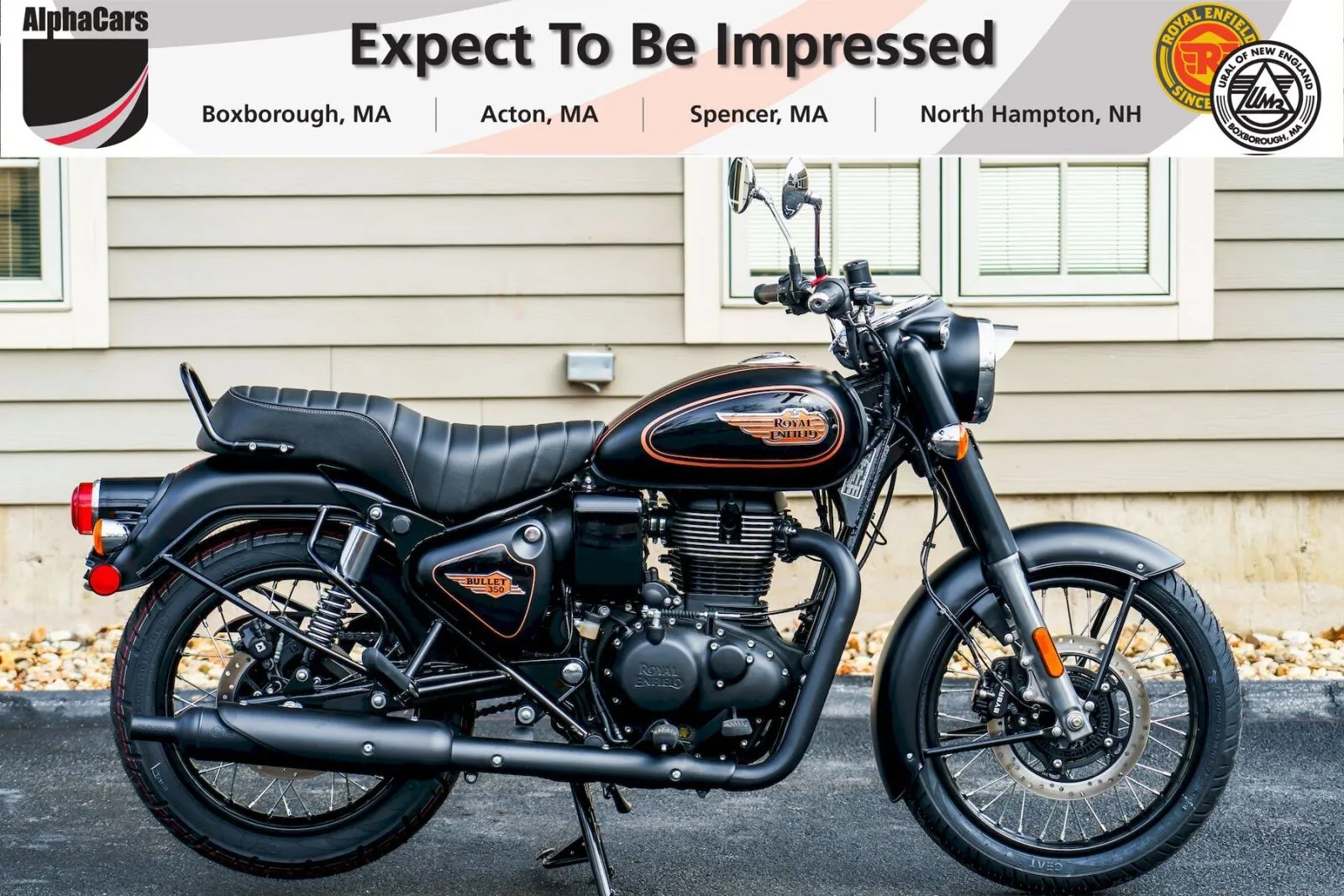Black 2024 Royal Enfield Bullet 350 Black Gold for sale in Spencer, MA