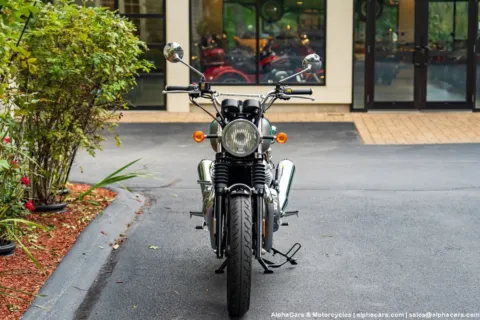 Another view of 2023 Royal Enfield Interceptor INT650 Downtown Drag for sale in Spencer, MA at Spencer Showroom