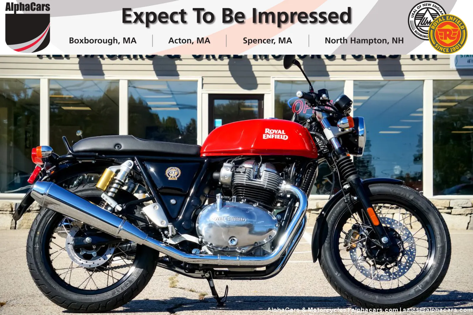 Red 2026 Royal Enfield Continental GT 650 Rocker Red for sale in Spencer, MA