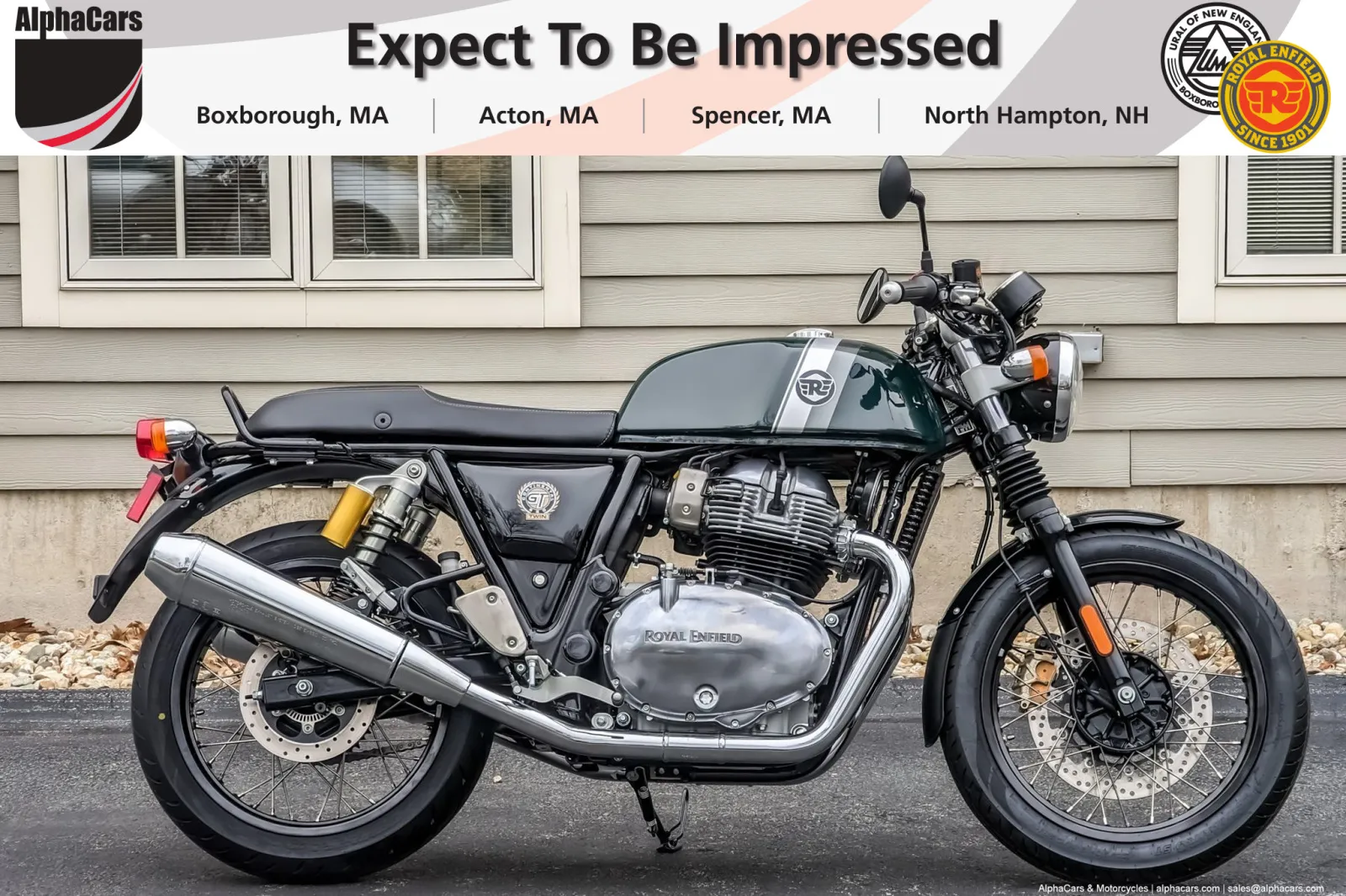 Green 2026 Royal Enfield Continental GT 650 British Racing Green for sale in Spencer, MA