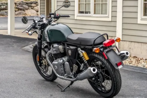 More photos of 2026 Royal Enfield Continental GT 650 British Racing Green at Spencer Showroom, MA