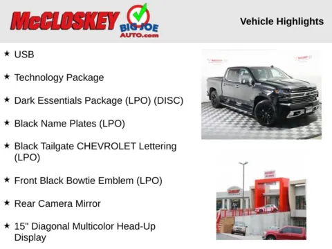 Photos of 2020 Chevrolet Silverado 1500 High Country for sale in Colorado Springs, CO at McCloskey Truck Town (Licensed as McCloskey Motors Inc.)