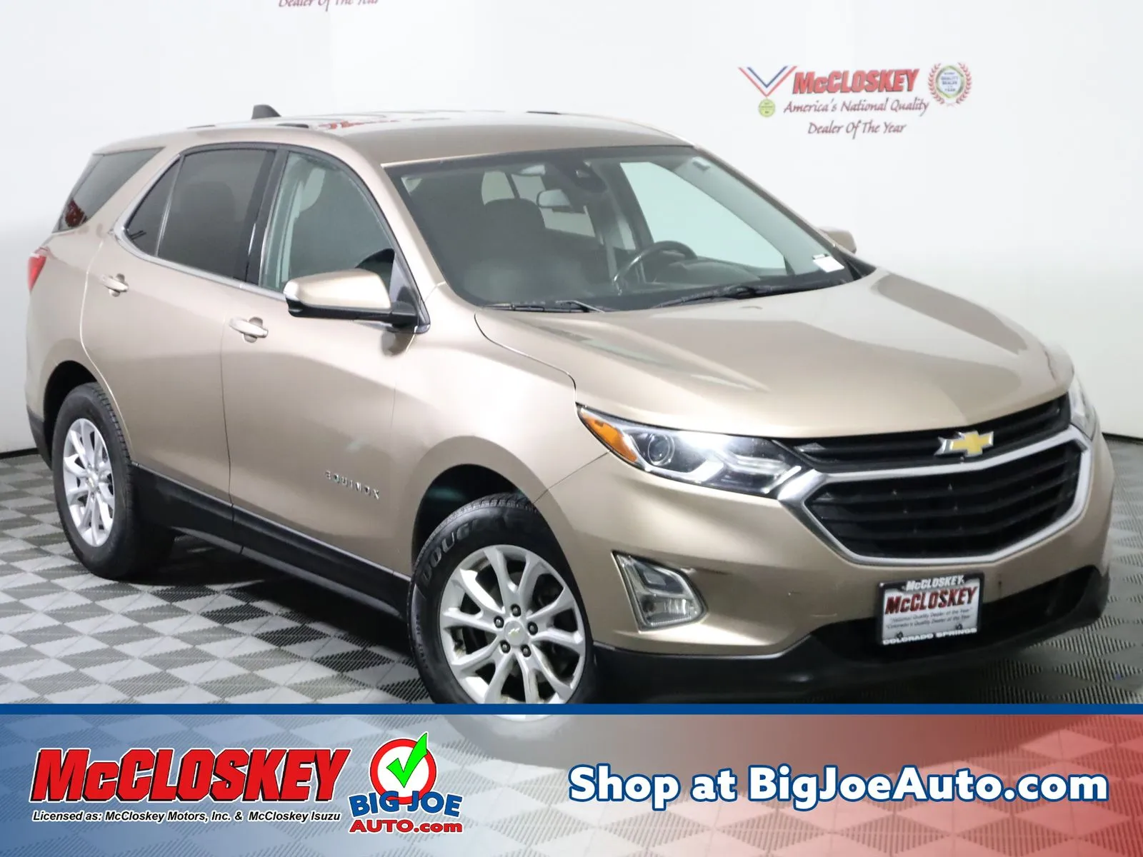 Beige 2019 Chevrolet Equinox LT for sale in Colorado Springs, CO