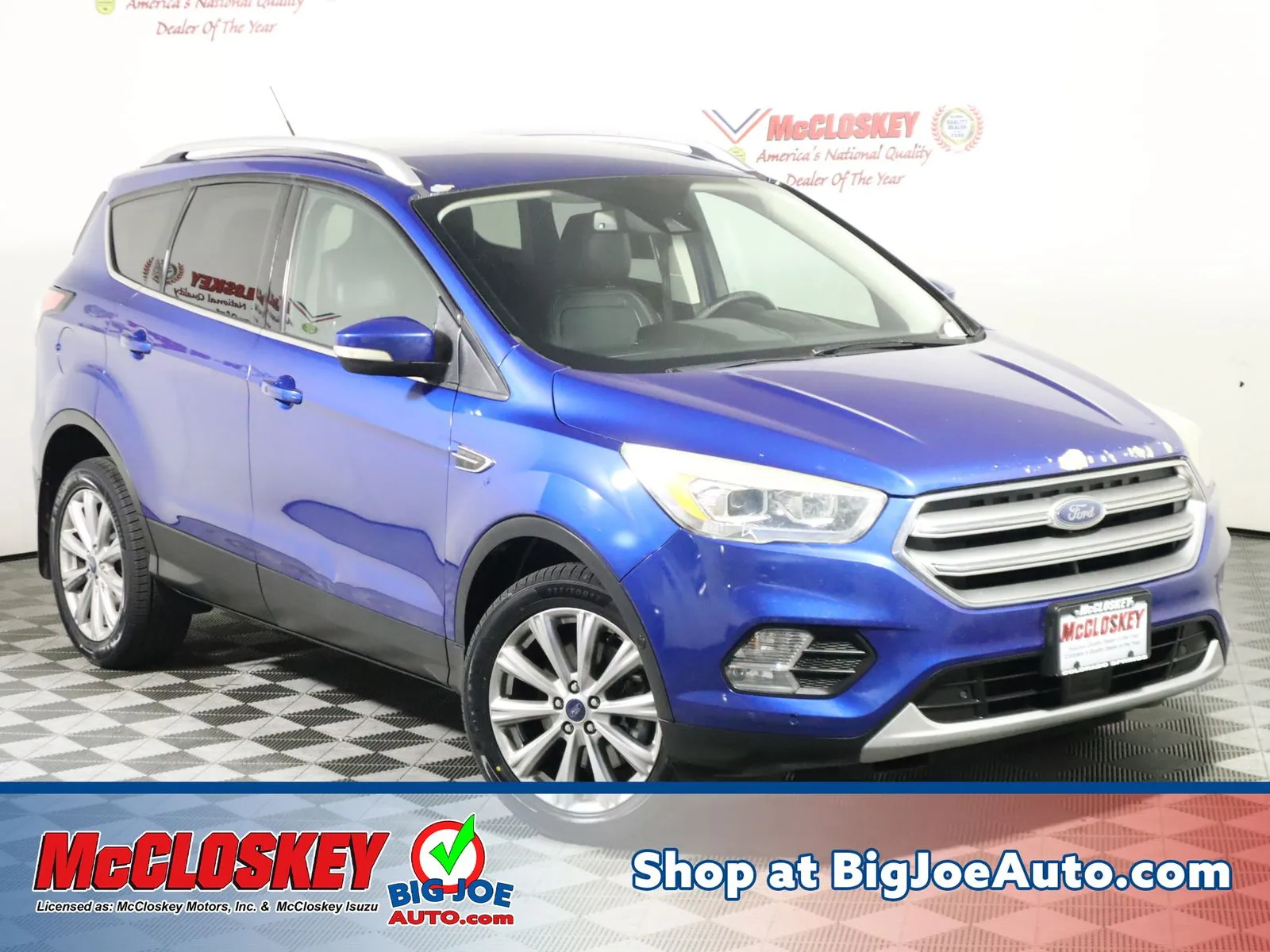 Blue 2017 Ford Escape Titanium for sale in Colorado Springs, CO