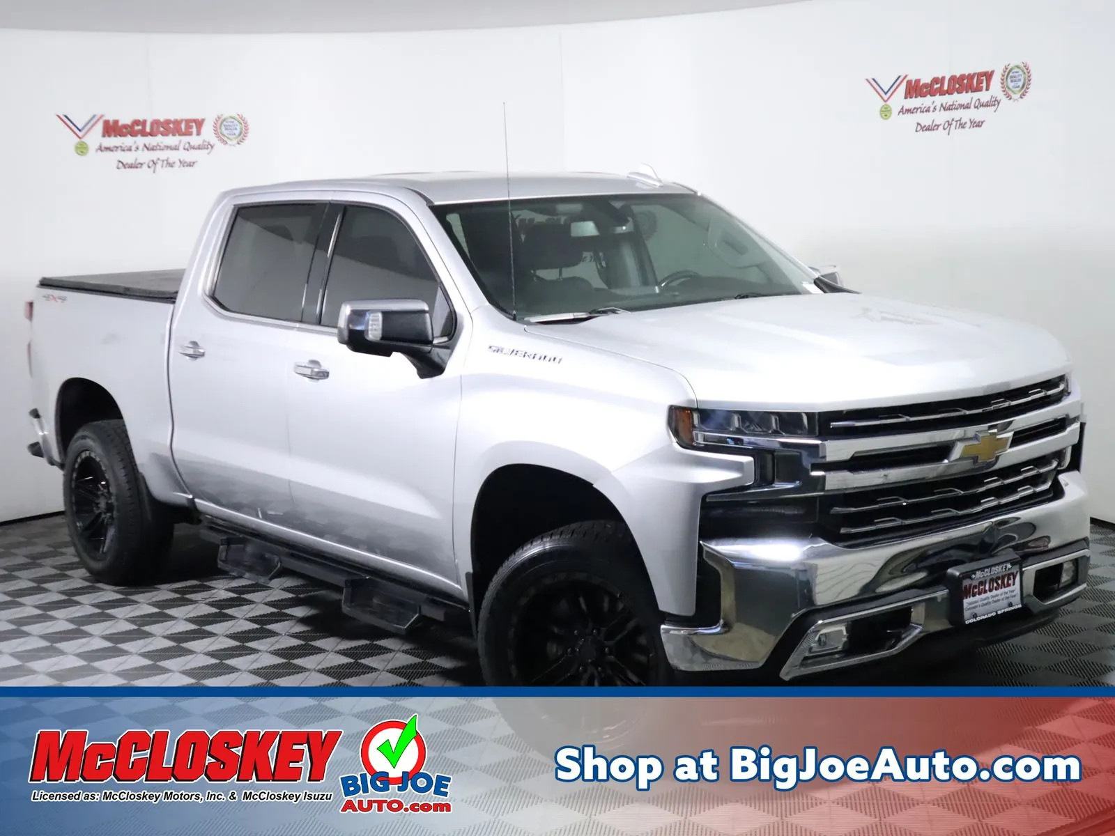 Silver 2020 Chevrolet Silverado 1500 LTZ for sale in Colorado Springs, CO