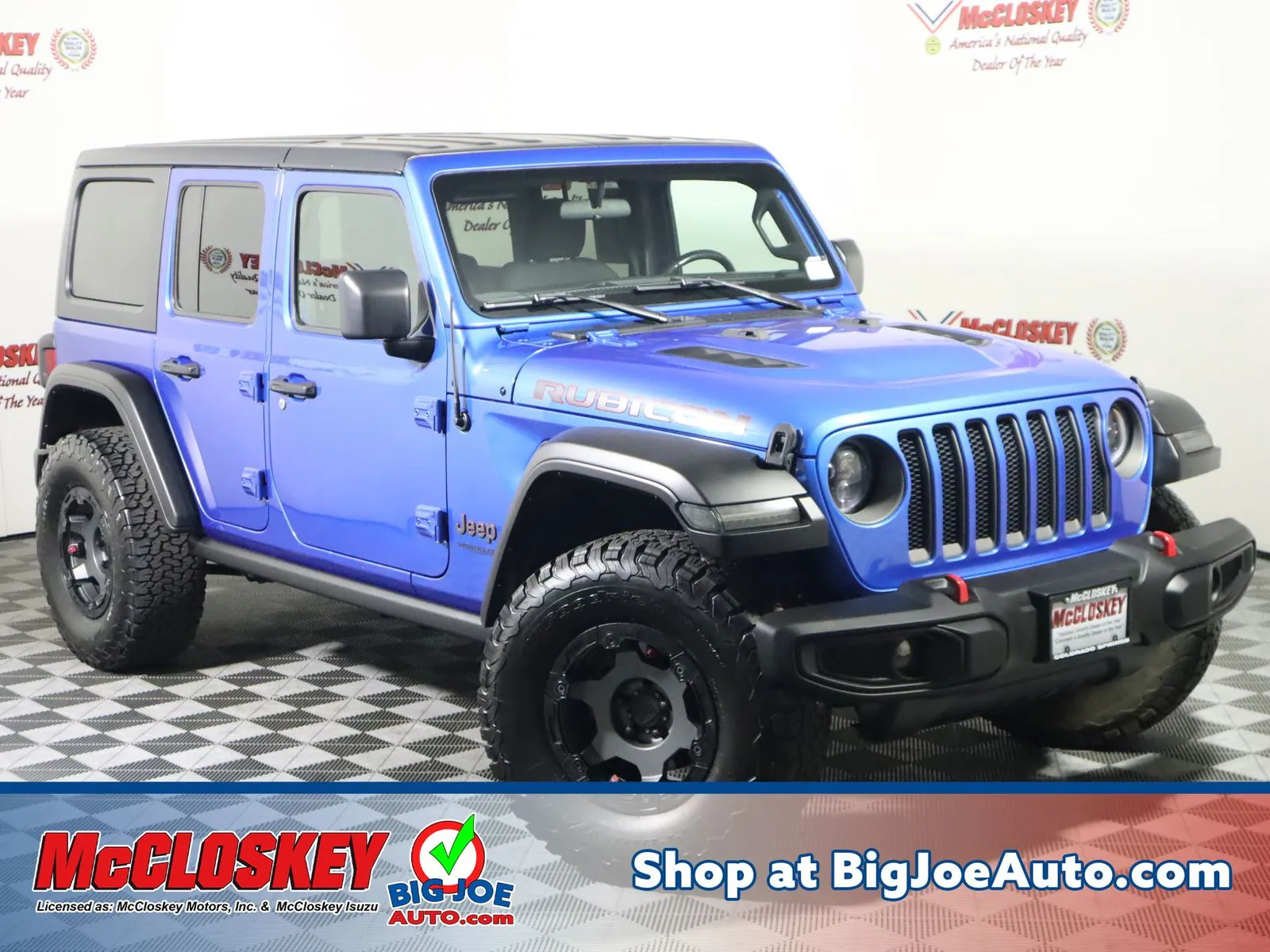 Blue 2021 Jeep Wrangler Unlimited Rubicon for sale in Colorado Springs, CO