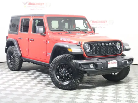 Photos of 2025 Jeep Wrangler Willys 4xe for sale in Colorado Springs, CO at McCloskey Truck Town (Licensed as McCloskey Motors Inc.)