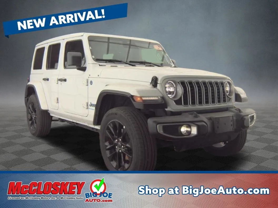 White 2025 Jeep Wrangler Sahara 4xe for sale in Colorado Springs, CO