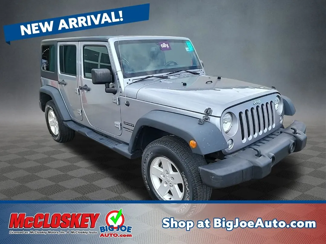 Silver 2018 Jeep Wrangler JK Unlimited Sport for sale in Colorado Springs, CO