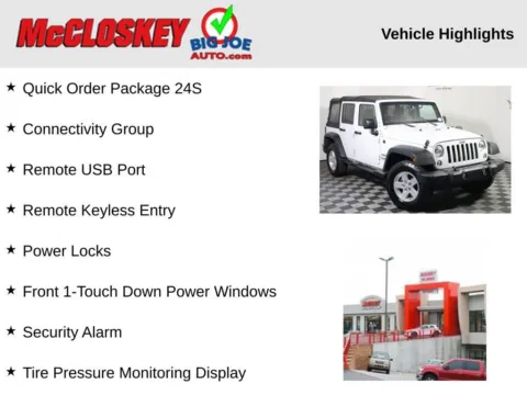 Another view of 2017 Jeep Wrangler Unlimited Sport for sale in Colorado Springs, CO at McCloskey Truck Town (Licensed as McCloskey Motors Inc.)