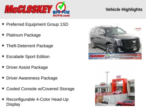Photos of 2020 Cadillac Escalade Platinum Edition for sale in Colorado Springs, CO at McCloskey Truck Town (Licensed as McCloskey Motors Inc.)