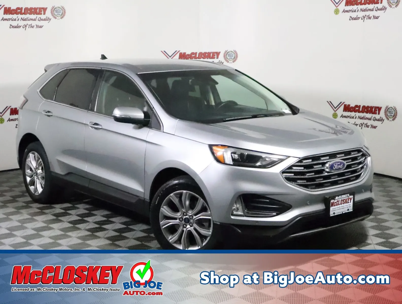 Silver 2022 Ford Edge Titanium for sale in Colorado Springs, CO