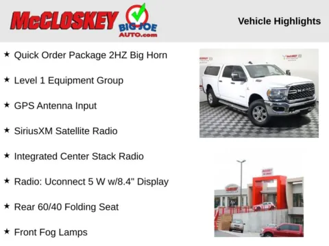 Photos of 2023 Ram 2500 Big Horn for sale in Colorado Springs, CO at McCloskey Truck Town (Licensed as McCloskey Motors Inc.)