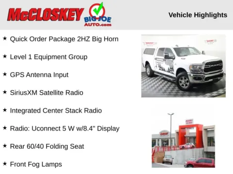Photos of 2023 Ram 2500 Big Horn for sale in Colorado Springs, CO at McCloskey Truck Town (Licensed as McCloskey Motors Inc.)