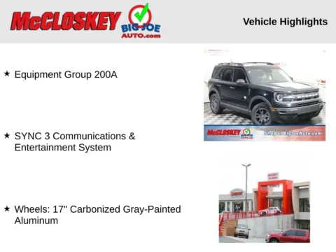 Photos of 2024 Ford Bronco Sport Big Bend for sale in Colorado Springs, CO at McCloskey Truck Town (Licensed as McCloskey Motors Inc.)