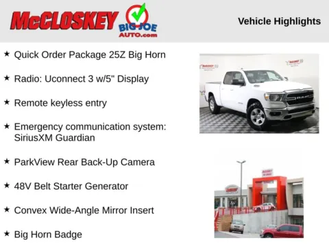 Photos of 2022 Ram 1500 Big Horn/Lone Star for sale in Colorado Springs, CO at McCloskey Truck Town (Licensed as McCloskey Motors Inc.)