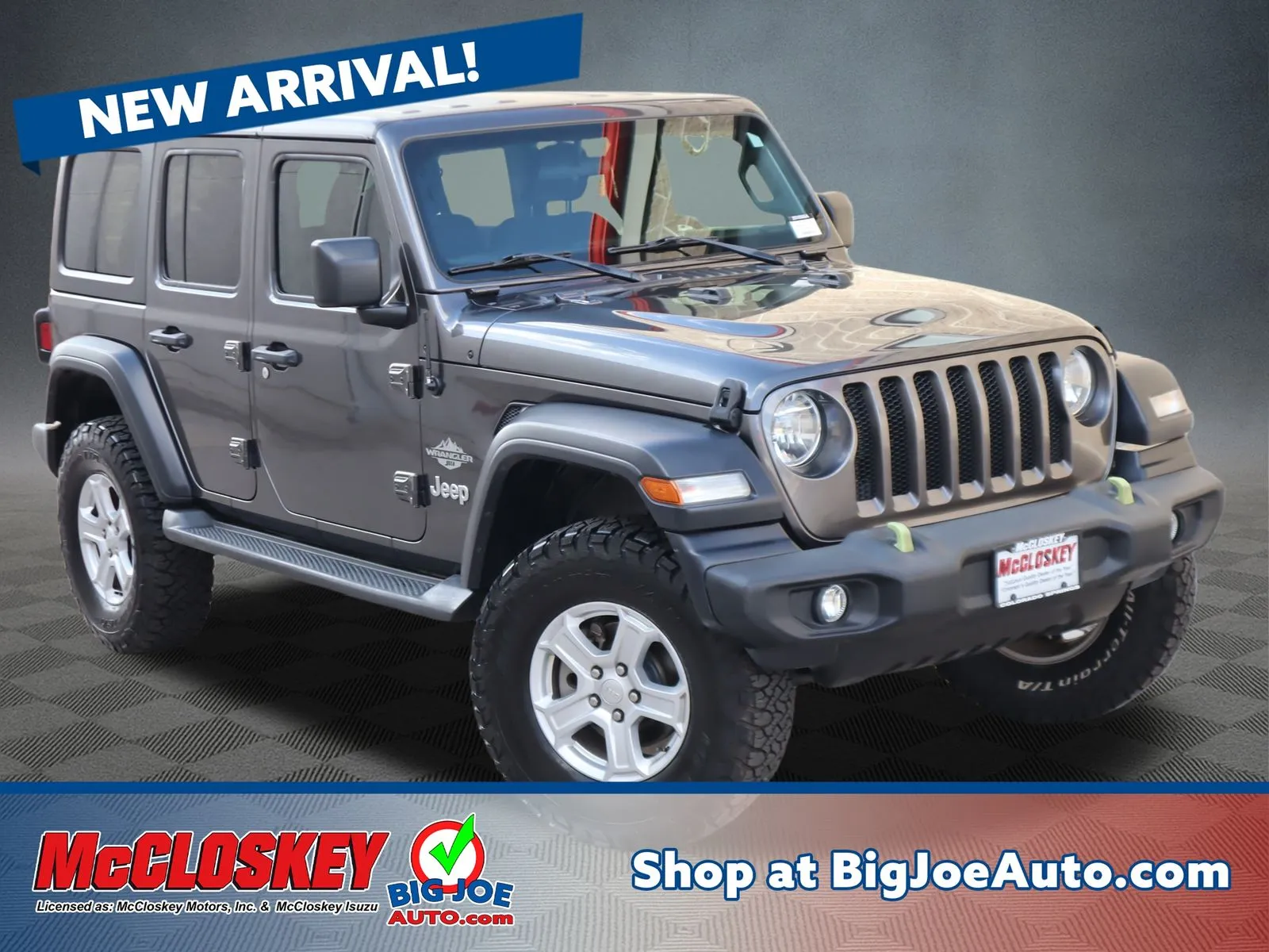 Gray 2019 Jeep Wrangler Unlimited Sport S for sale in Colorado Springs, CO