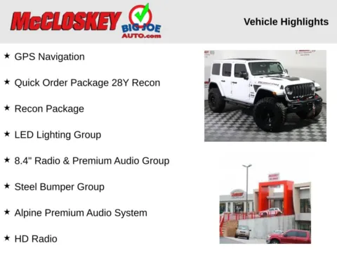Photos of 2020 Jeep Wrangler Unlimited Rubicon for sale in Colorado Springs, CO at McCloskey Truck Town (Licensed as McCloskey Motors Inc.)