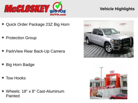Photos of 2021 Ram 1500 Big Horn/Lone Star for sale in Colorado Springs, CO at McCloskey Truck Town (Licensed as McCloskey Motors Inc.)