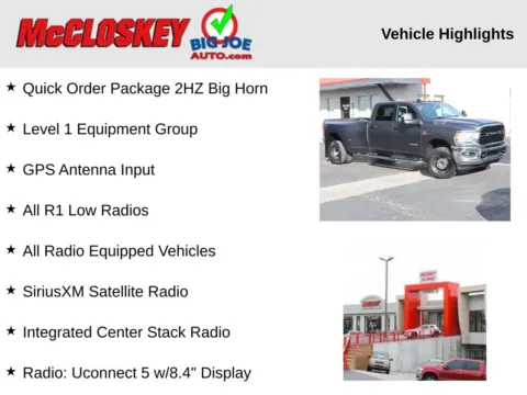 Photos of 2024 Ram 3500 Big Horn for sale in Colorado Springs, CO at McCloskey Truck Town (Licensed as McCloskey Motors Inc.)