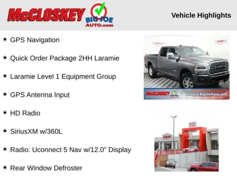 Photos of 2024 Ram 2500 Laramie for sale in Colorado Springs, CO at McCloskey Truck Town (Licensed as McCloskey Motors Inc.)