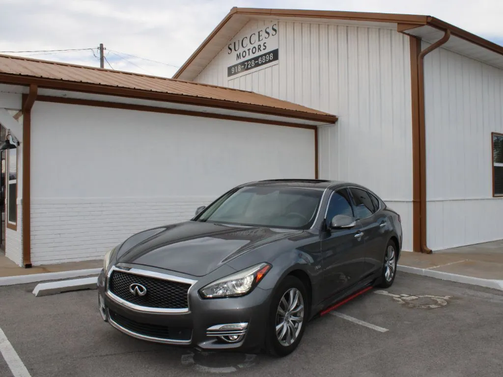 Gray 2015 INFINITI Q70 Hybrid for sale in Tulsa, OK