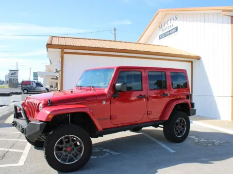 Red 2014 Jeep Wrangler Unlimited for sale in Tulsa, OK