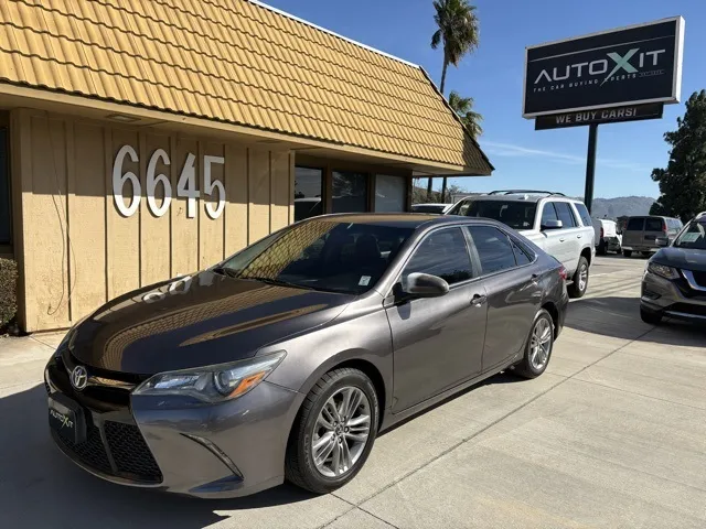 Red 2017 Toyota Camry for sale in Riverside, CA