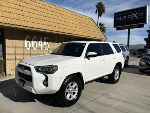 White 2019 Toyota 4Runner SR5 for sale in Riverside, CA