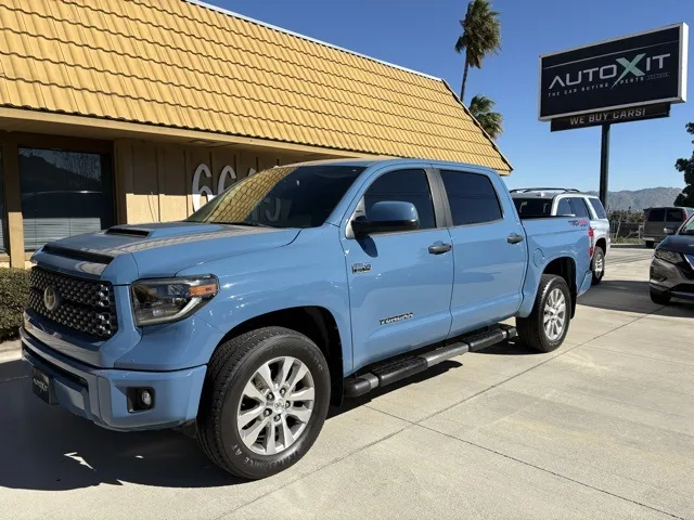 Blue 2019 Toyota Tundra SR5 for sale in Riverside, CA