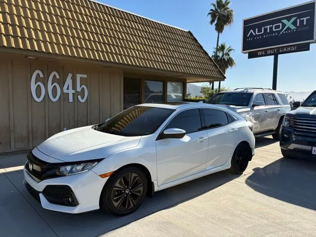 White 2019 Honda Civic EX for sale in Riverside, CA
