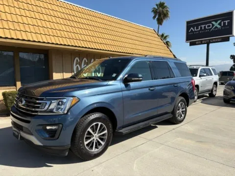 Blue 2019 Ford Expedition XLT for sale in Riverside, CA
