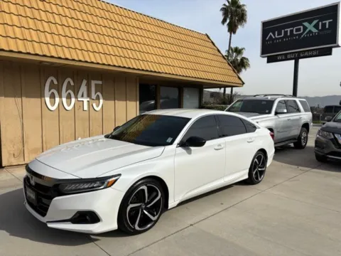 White 2021 Honda Accord Sport Special Edition for sale in Riverside, CA